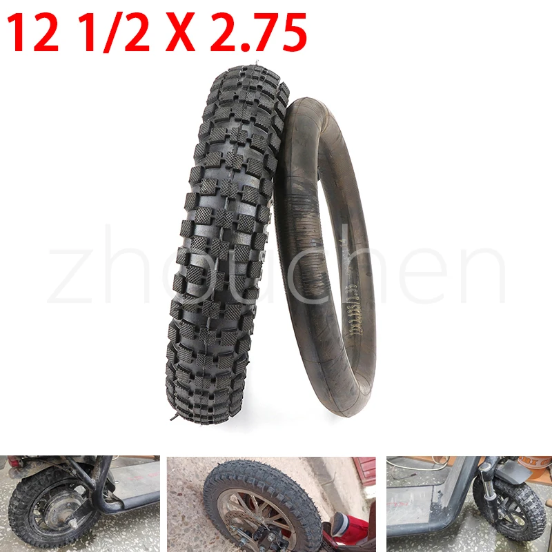 12 1/2X2.75 Tire Wheel Inner Outer Tube for Razor MX350 MX400 Dirt Bike Off-Road Tyre