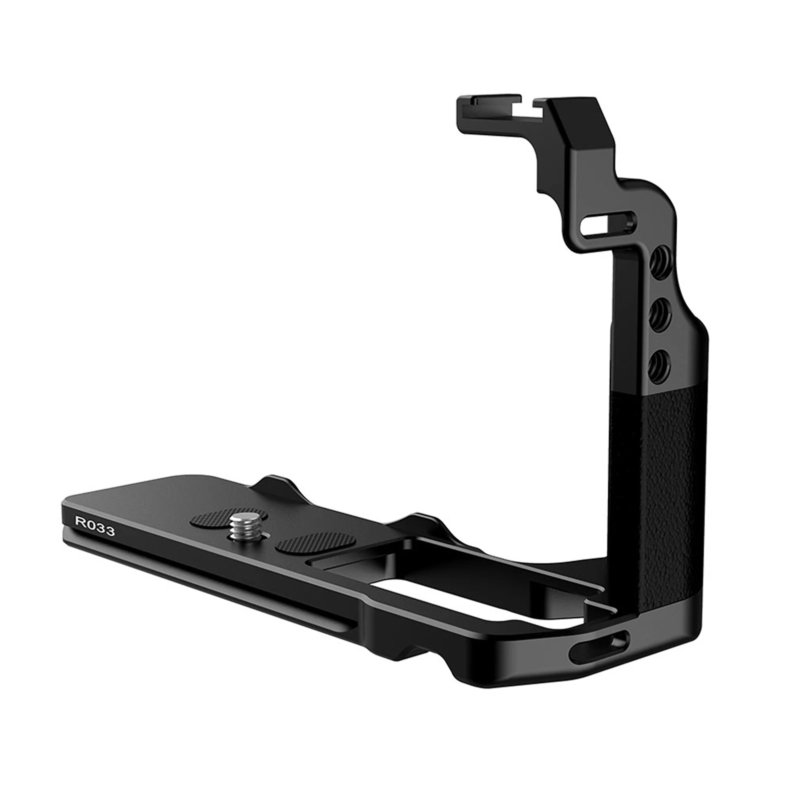 

UURig R033 Metal L Bracket Leather Hand Grip with Arca Swiss Type Quick Release Plate Design Cold Sh