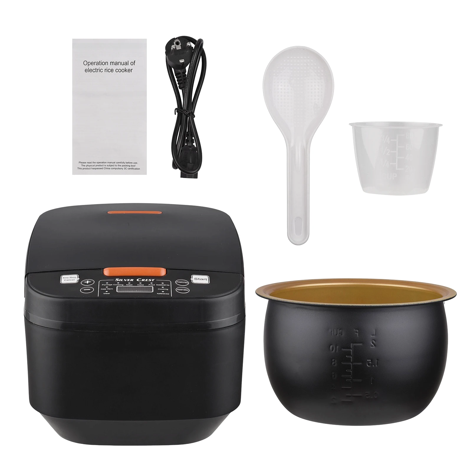 

Rice Cooker 5L Multicooker Cooking Appliances Electric Pot Thickened Non Stick Inner Container Multifunctional Smart Rice Maker