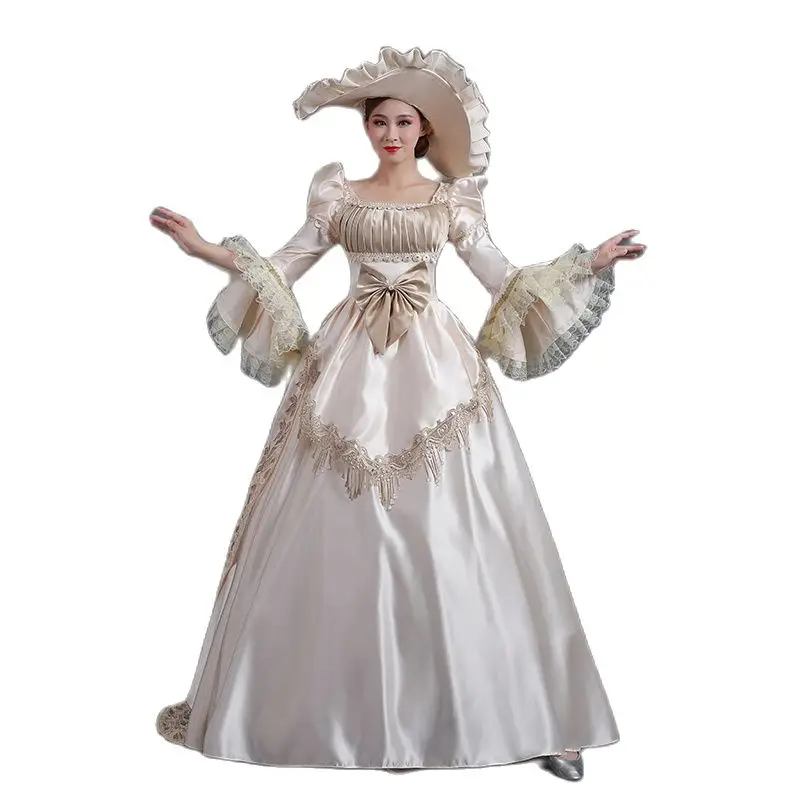 

Роскошное бальное платье KEMAO для двора рококо барокко Мария-Антуанетта бальное платье 18th век эпохи Возрождения исторический период виктори...