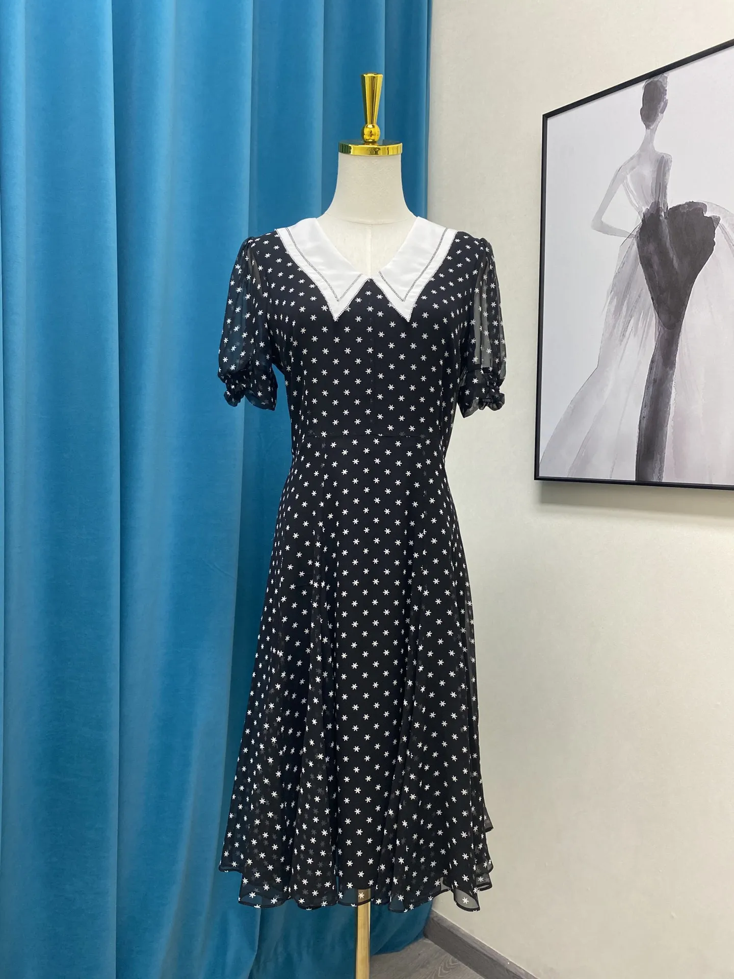 

Женская одежда, женская одежда, женское платье, вечерние элегантные платья для выпускного вечера, летние шелковые Платья с цветочным принто...