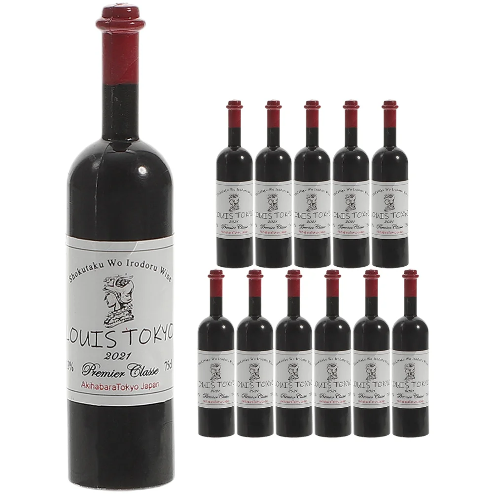 12 шт. крошечные бутылки кукольные домики детские игрушки мини-пластиковые