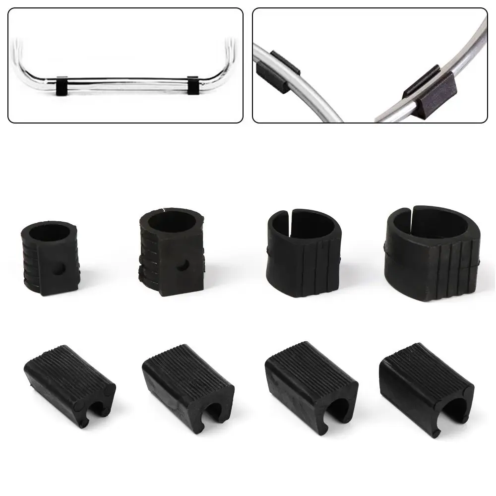 

10pcs Useful Anti-front Tilt Non-slip Floor Protector Pipe Clamp Damper Stool Tube Caps Chair Leg Pad