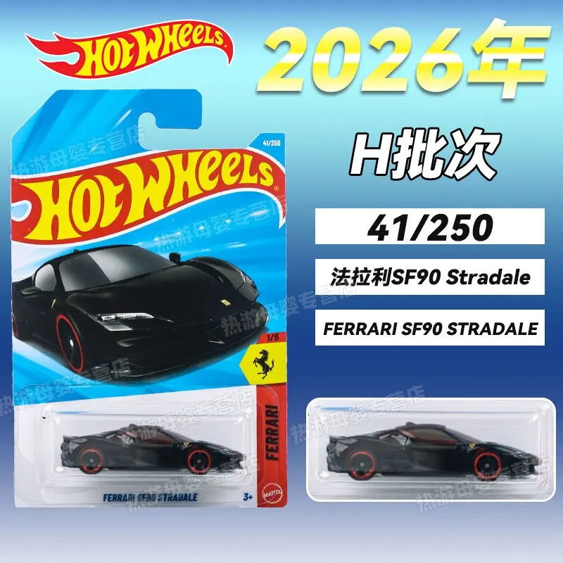 Фото Коллекционная модель автомобиля Hot Wheels 2026 Basic Cars H&G, масштаб 1:64, Ferrari, Porsche, Sauber F1, Mach Speed, литая под давлением, игрушка-подарок №2