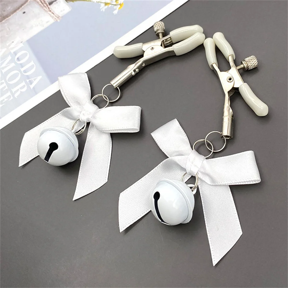 Сексуальный регулируемый зажим для сосков БДСМ маленький колокольчик взрослый