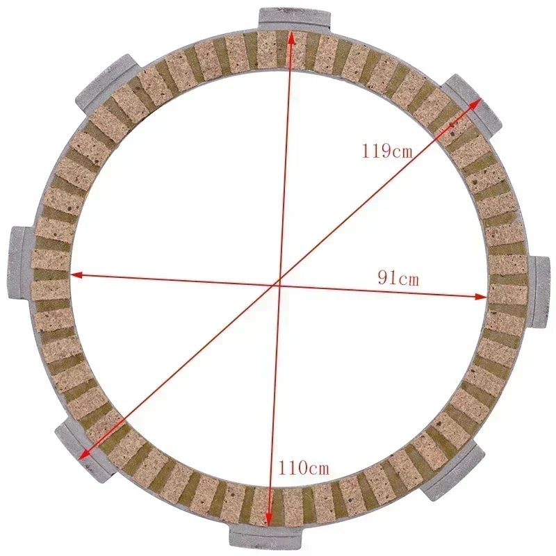 Мотоциклетные аксессуары Kelaf волоконная фрикционная пластина сцепления для Honda