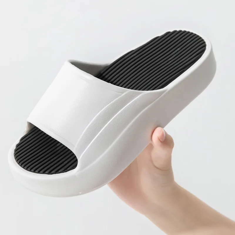 2022 New Fashion Outdoor Beach EVA Soft Men's Slippers Summer Indoor Thick Soles Home Non-Slip Wear-Resistant Cool Drag Women