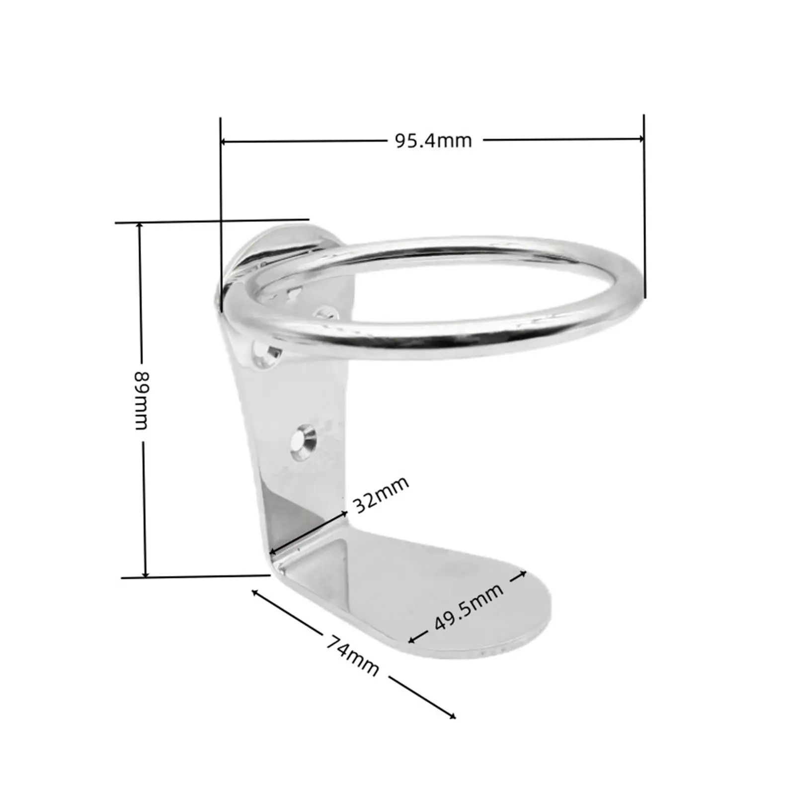 Rvs 304 аксессуары для интерьера из нержавеющей стали контейнер напитков с