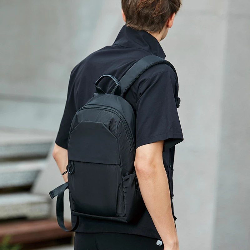 

Мужские рюкзаки, спортивные Маленькие Мужские школьные рюкзаки из ткани Оксфорд для улицы, маленькие дорожные сумки через плечо для мужчин, черный рюкзак