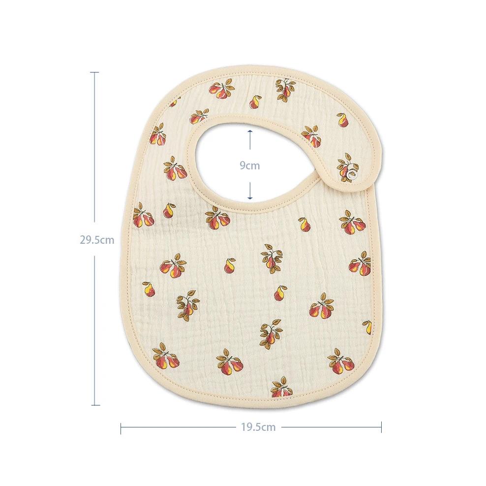 2PC Newborn Cotton Gauze Cartoon Baby Bibs Infant Boys Girls Burp Cloth Thin Scarf Children Feeding Saliva Towel Stuff For Kids images - 6