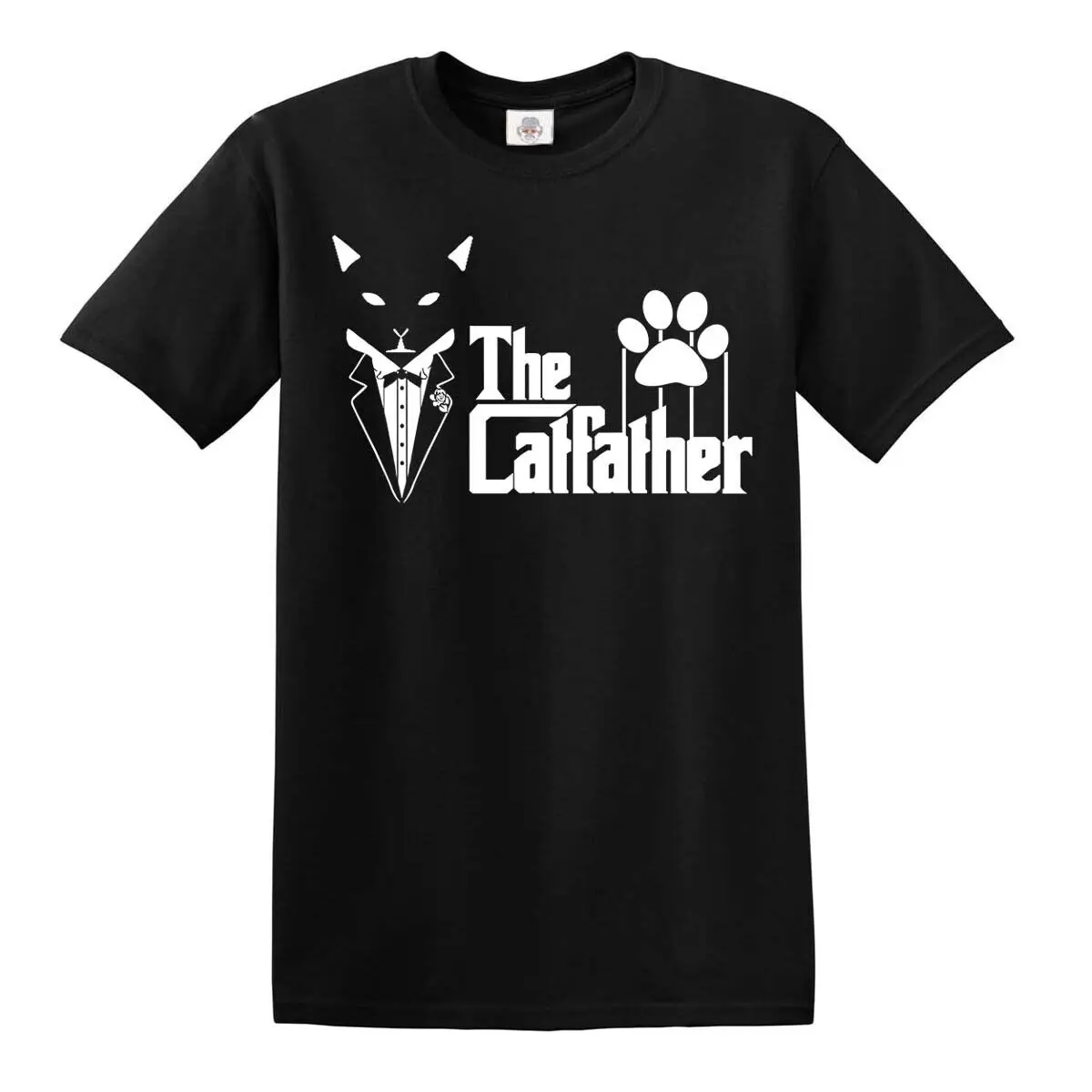 Футболка Catfather Funny Cats Dad Lover Kitten Father Pops