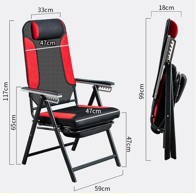 Уличное кресло для кемпинга дома офисное сна складное многофункциональное