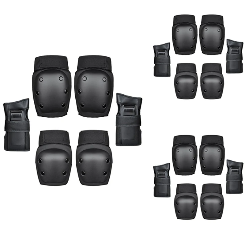 

ELOS-6 Pc Set Knee Pads, Elbow Pads And Wrist Pads. S For Children &Adults