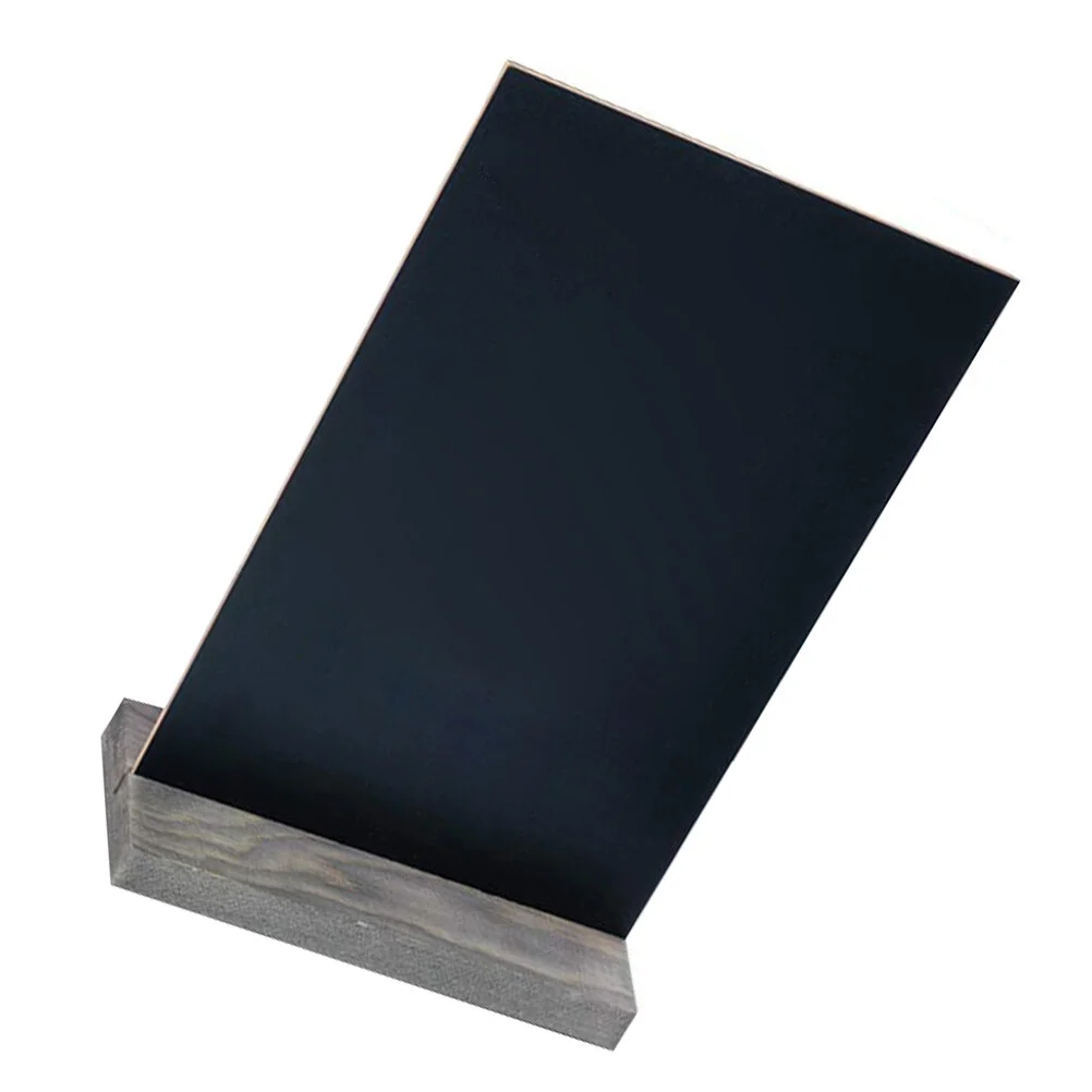 

1Pc Wooden Small Chalkboard Practical Blackboard Party Decoration with Base