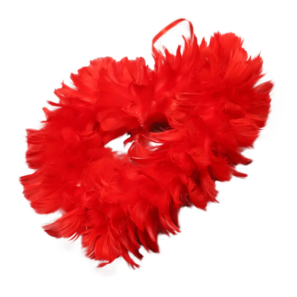 

1pc Feathers Heart Hanging Decor Romantic Valentine's Day Pendant Festival Decor