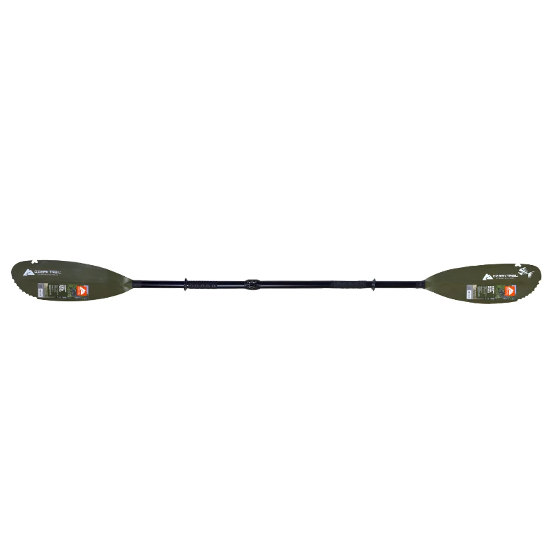 

Adjustable Aluminum Fishing Kayak Paddle, 86.6" - 90.6", Green