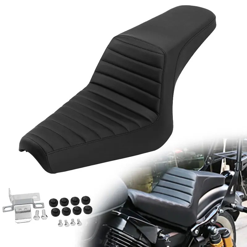 Фото Черная подушка для сиденья мотоцикла, двойное сиденье для Yamaha Bolt 950 XV950 XVS 950 R/C SPEC 2013-2019 №1