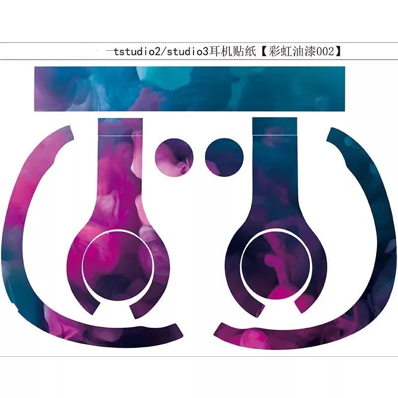 

Headphone Sticker Universal Vinyl Decal Skin For Beats studio 2 studio 3 Wireless Headphone screen protector