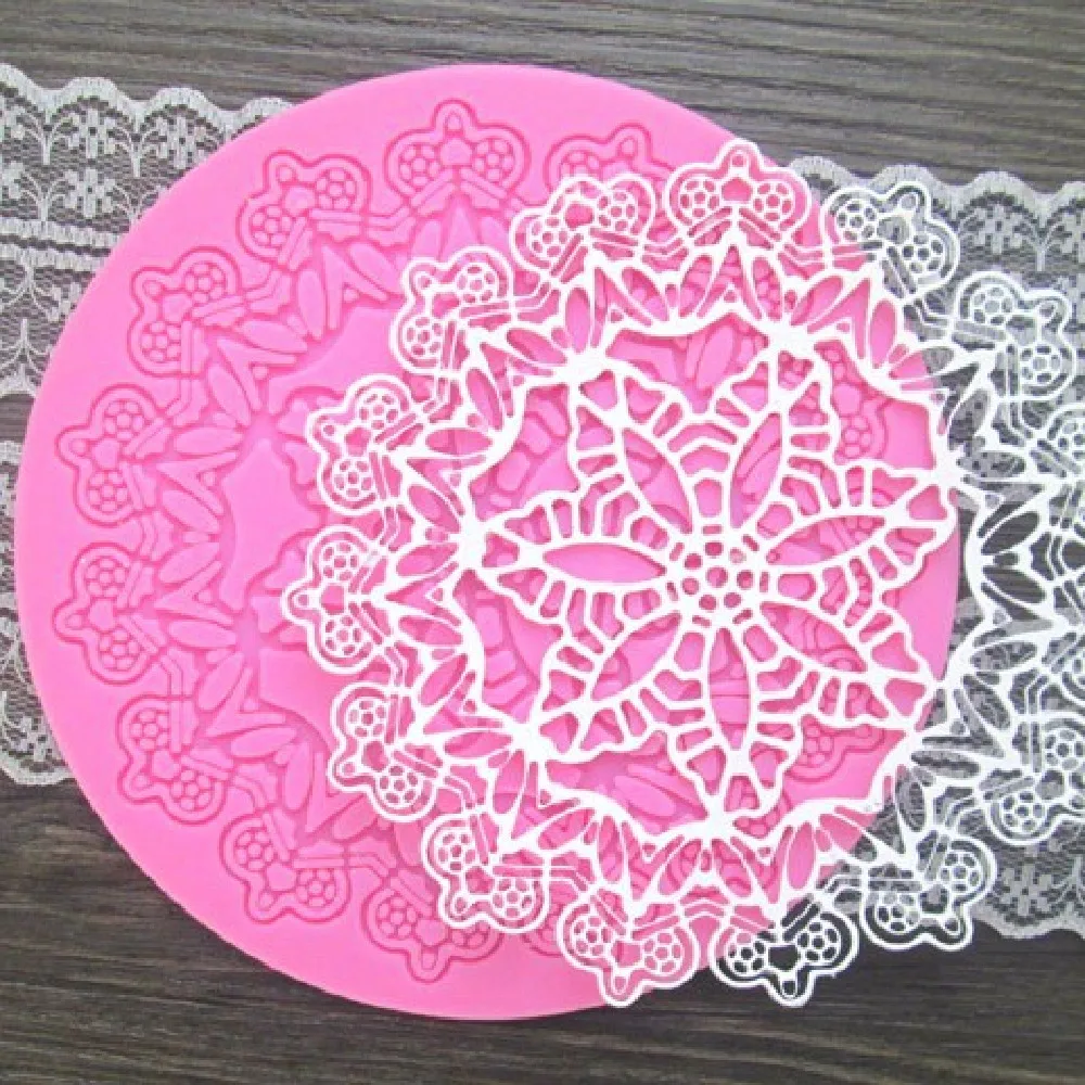 Креативная круглая силиконовая форма сделай сам для помадки украшение торта