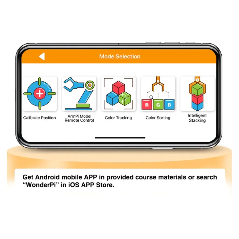 Умный робот ArmPi игрушечный оптический прибор зрение обучение мини промышленный