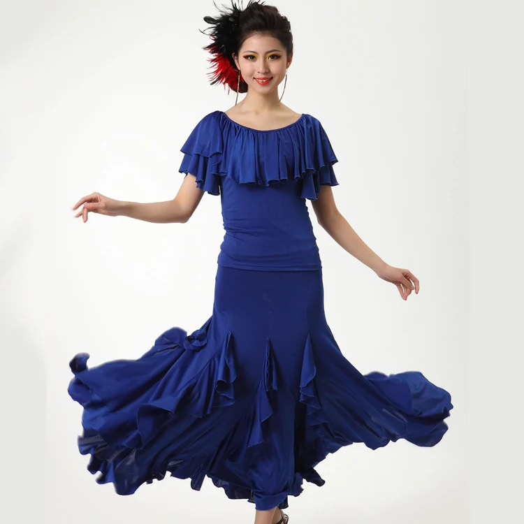 

Ballroom Dancing Dress Promotion 2017 Sale Modal Ballroom Dance Skirts Costume New Professional Dress Women