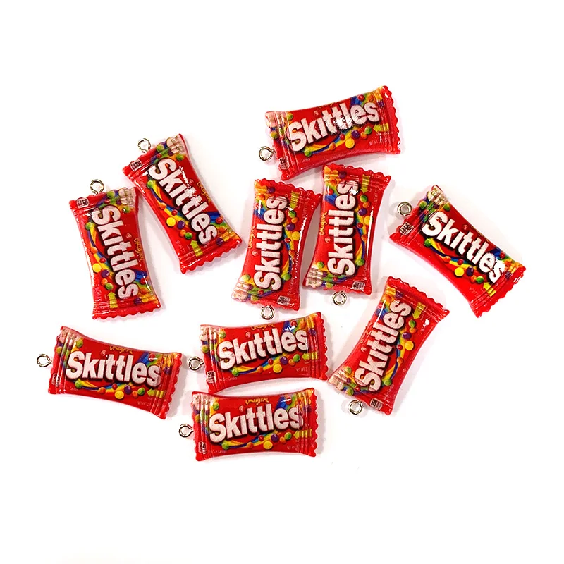 Прямоугольные шоколадные подвески 10 шт