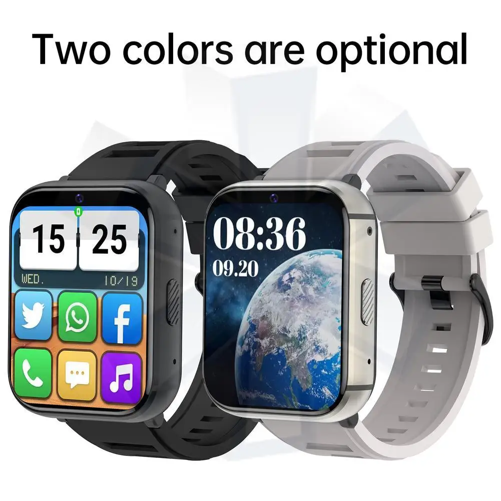 

Смарт-часы Q668, большой экран, Android, 4G, Bluetooth, пульсометр, Wi-Fi, Интернет-браслет