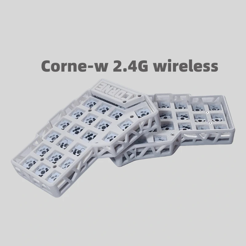 Комплект разделенной клавиатуры Corne-w изготовленный на заказ 2 4G беспроводной