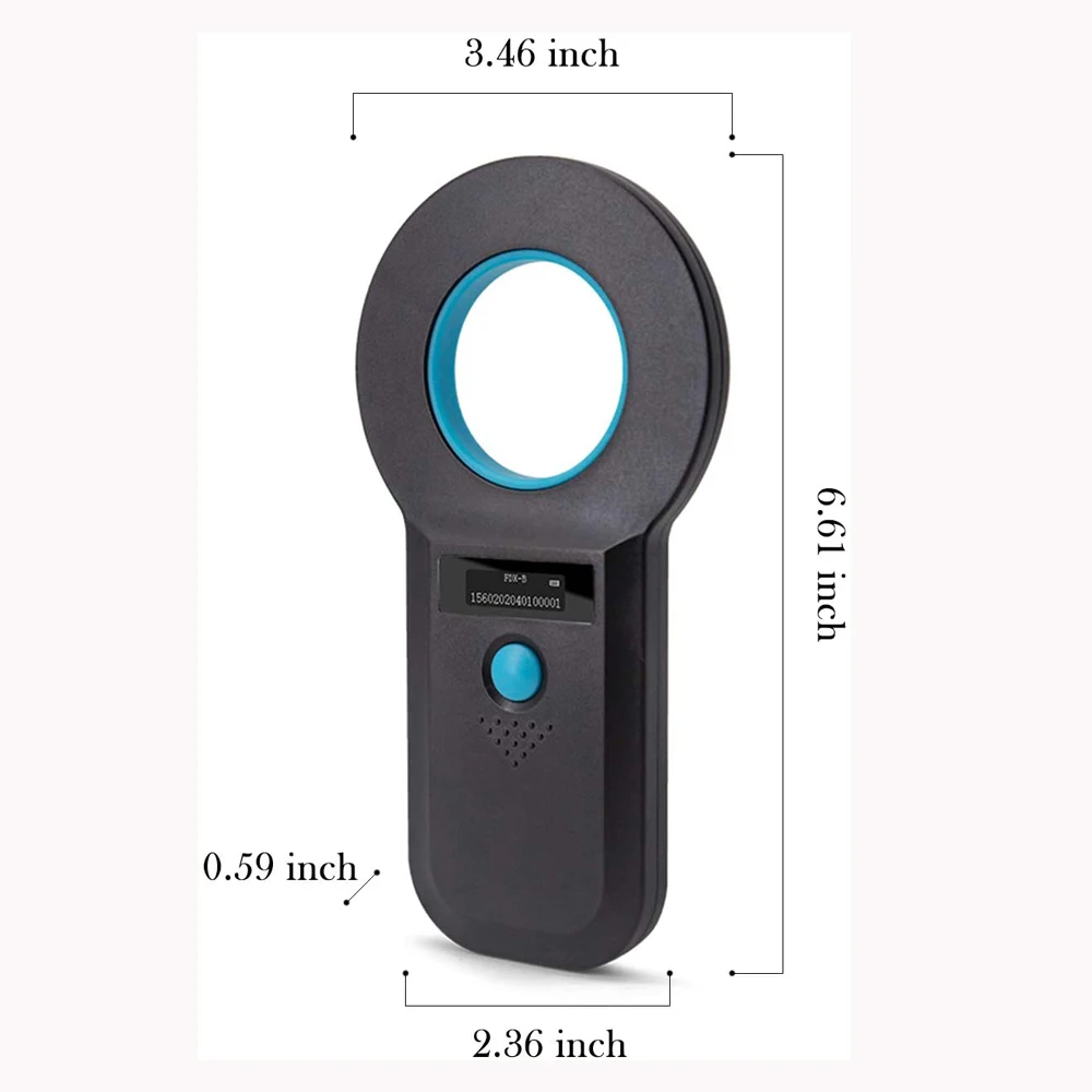 Портативный RFID-сканер для домашних животных считыватель ISO11784/85/FDX-B/EMID микрочипа