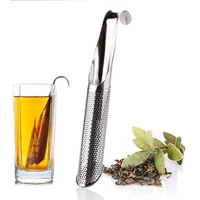 stainless steel tea strainer tea infuser pipe design touch feel good holder tool tea spoon infuser filter tea accessories