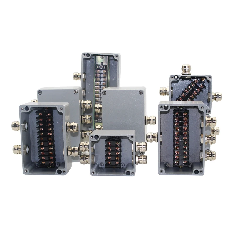 Explosion-proof Waterproof Aluminum Enclosure IP67 Project Instrument Boxes Outdoor Junction Box | Wire