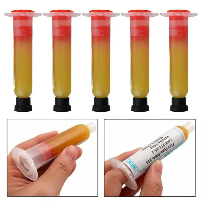 

CC Soldering Paste RMA223 PCB PGA BGA With Flexible Tip Syringe Solder Paste Flux Grease Repair Solde Dropshipping