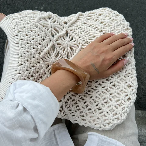 FXCUBE Кофейный браслет из смолы