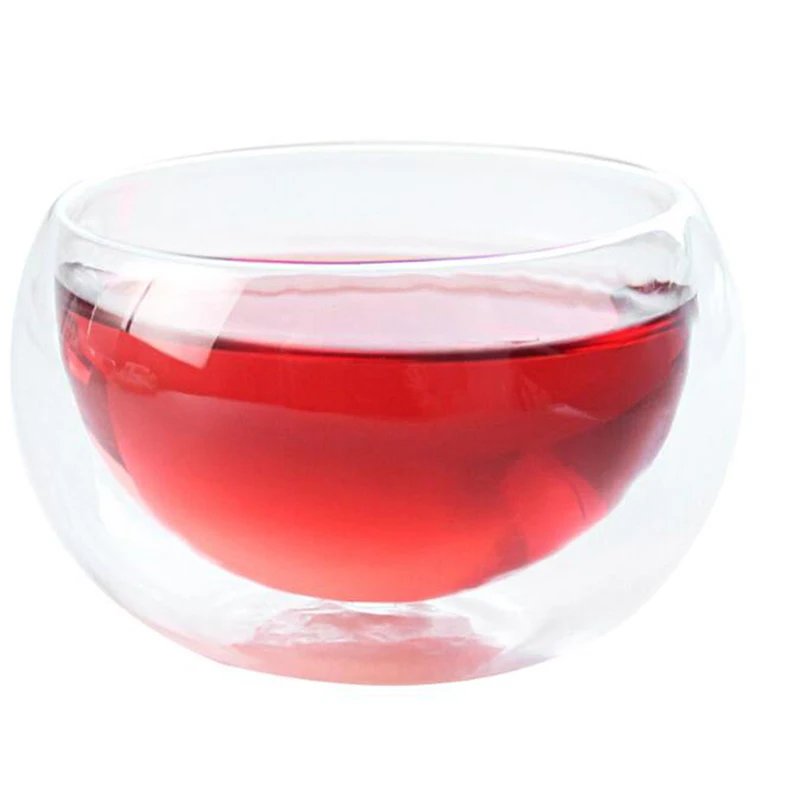 Термостойкое прозрачное двухслойное стекло 50 мл