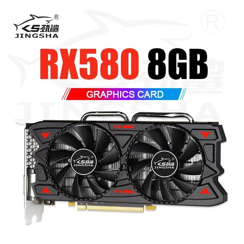 RX 580 8 Гб 256Bit 2048SP GDDR5 графические карты для AMD Radeon серии VGA RX580 8g видеокарта |