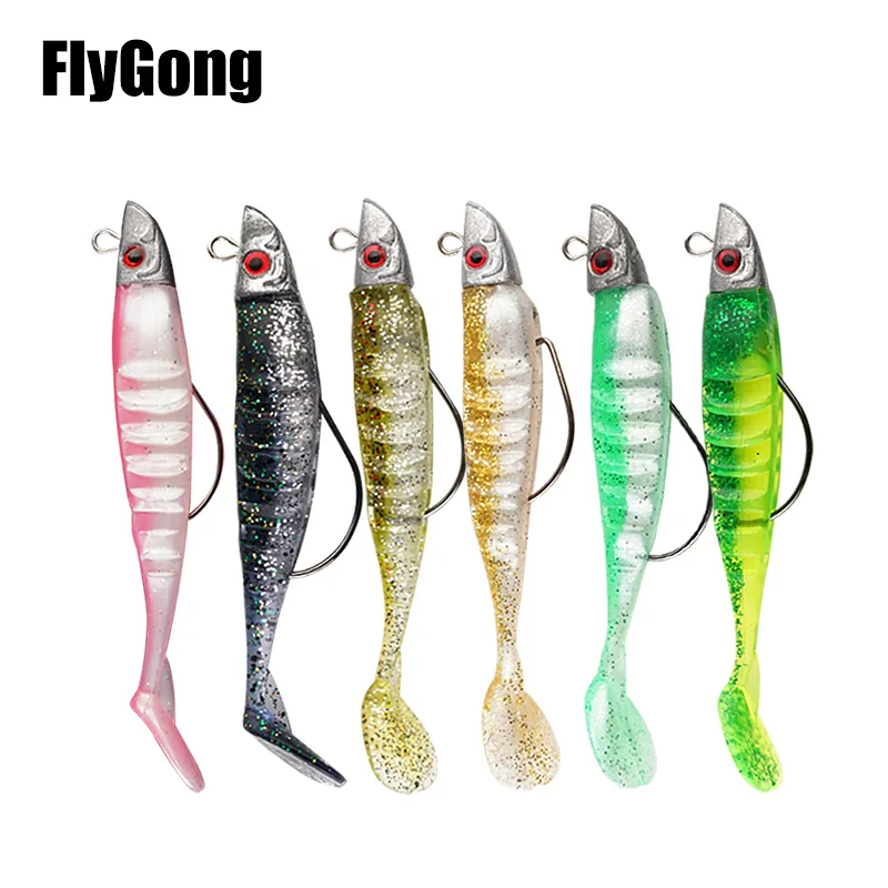 

1pcs Jig Head Swimbait 15g 25g Paddle Tail Lure Soft Lure Wobblers Spinner Rotating Vibration Flutter Sea Fish Lures Fishing