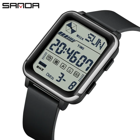 Мужские цифровые часы SANDA 6159