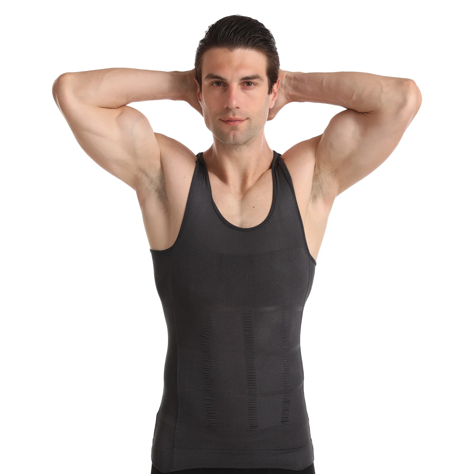 HaleyChan Men's Shapewear Gynecomastia Compression Shirt Vest To Hide Man Boobs Slimming Men Body Shaper  Waist Trainer Corset