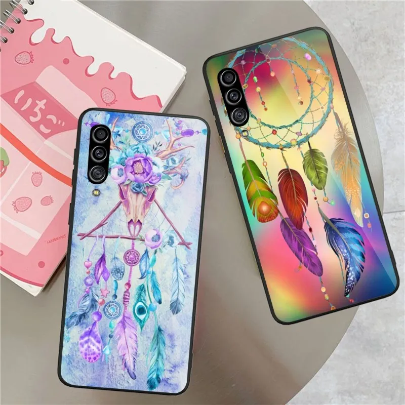 

Стеклянный чехол для телефона с изображением Ловца снов для Samung A32 A51 A52 NOTE 10 20 S10 S20 S21 S22 Pro
