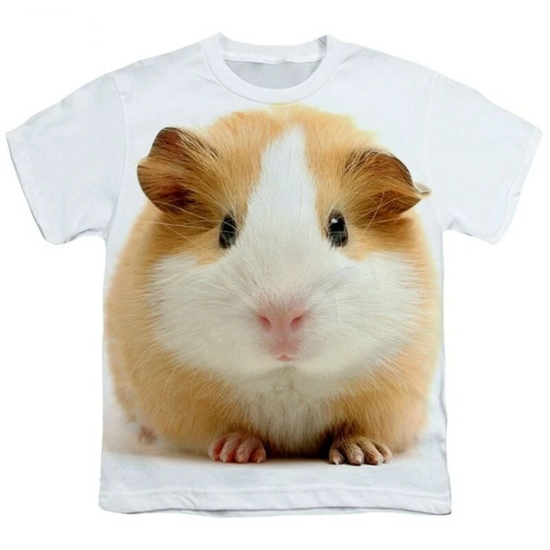 

Hamster Domesticated Guinea Pig 3D Print Men's T-Shirts Women Children Tshirt Casual Short sleeve Oversized Hip Hop Tee Tops