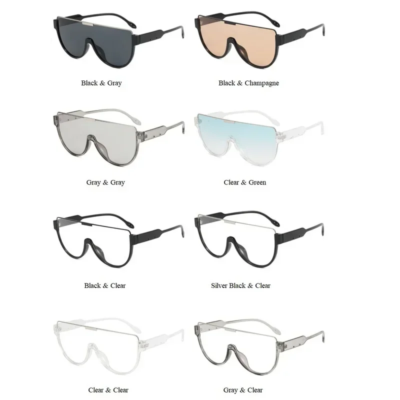 Солнцезащитные очки в винтажном стиле женские цельные аксессуары полуоправе с