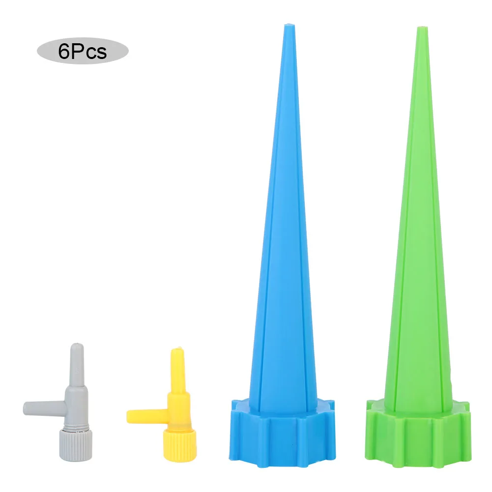 

6PCS Garden Plant Self Watering Adjustable Stakes Automatic Spikes Irrigation System Tool Self