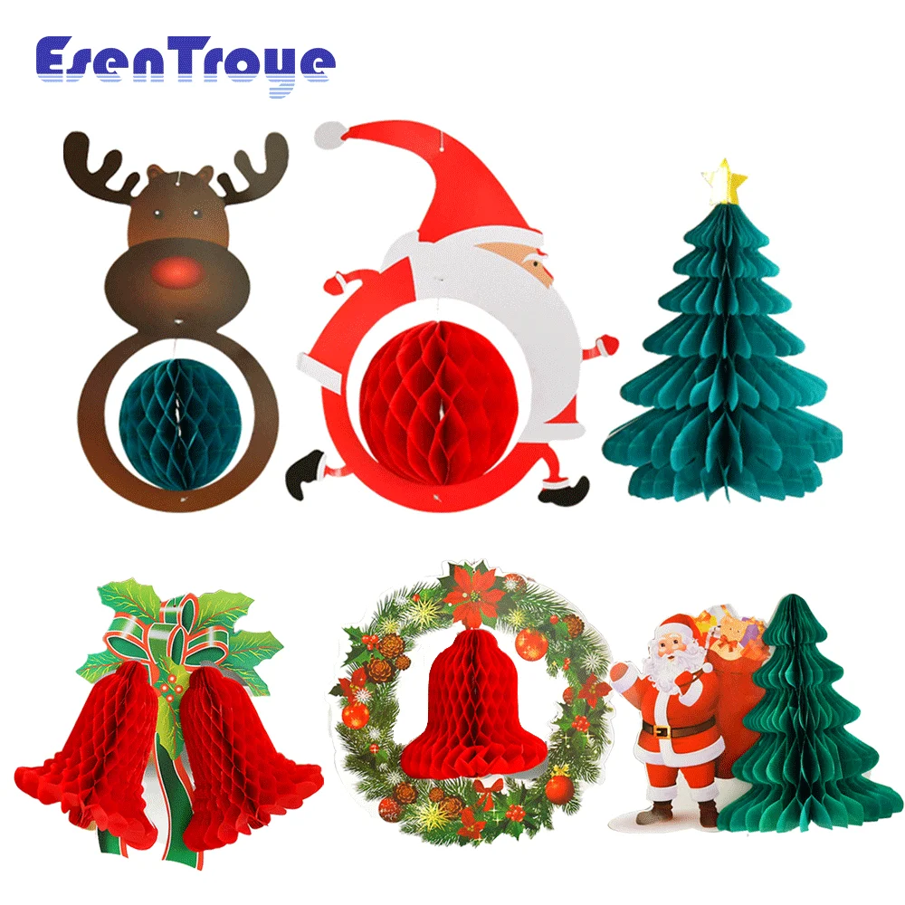 

Christmas decorations, indoor scene layout, classroom layout, shopping mall window, flag pulling, honeycomb ball, flower hanging