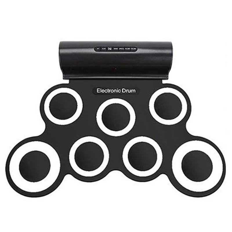 Портативная электронная батарея складной монопод с 7 роликами гнездом для