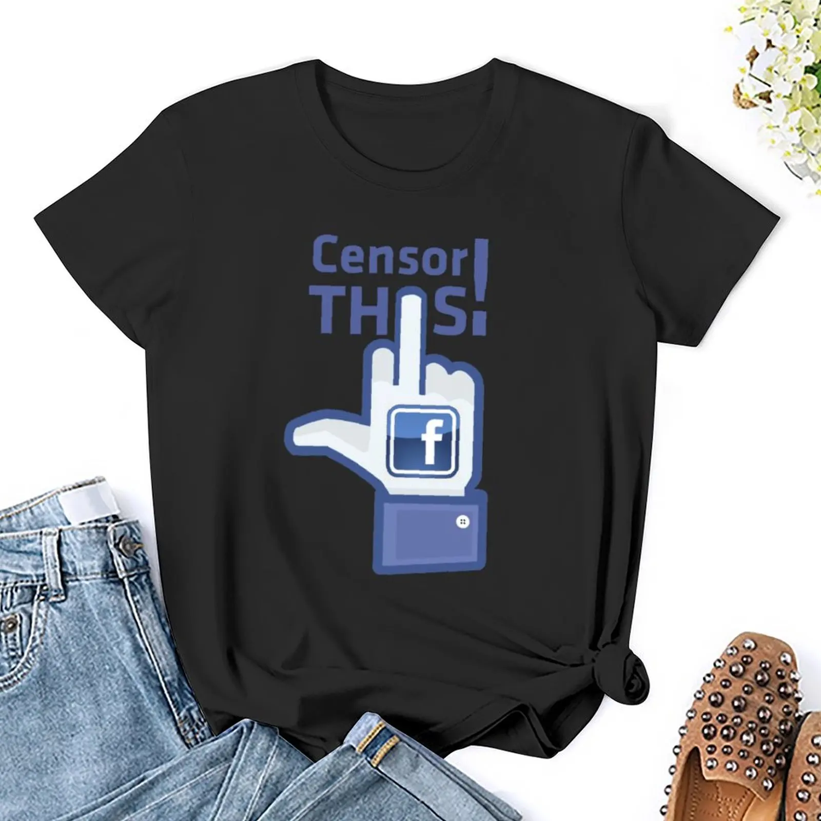 ЦЕНЗОР Facebook. Футболка новое издание рубашка с животным принтом для девочек