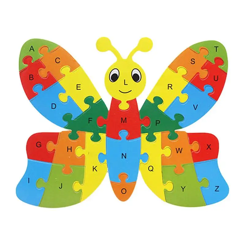 

Цифровая деревянная игрушка-головоломка ABC, игрушки Монтессори, буквы алфавита, цифры для детей, игрушки-головоломки для раннего развития, п...