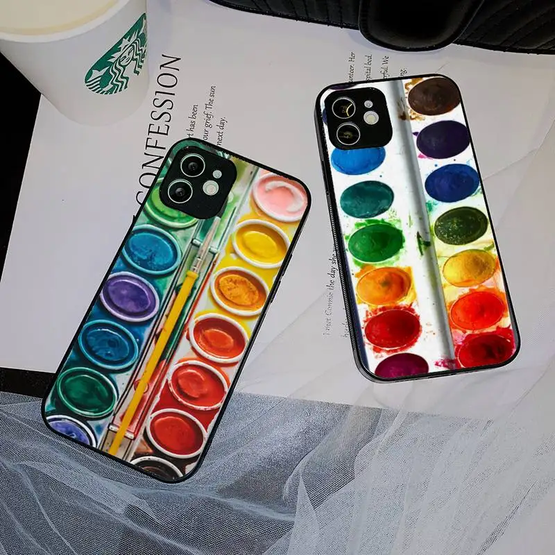 

Watercolor Painting Sketchpad Phone Case For Samsung Note 8 9 10 20 Case For Note10Pro 10lite 20ultra M20 M31 Funda Case