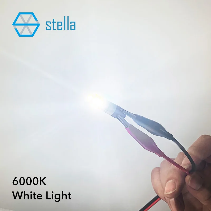 

Stella, 2 шт., Φ T10 w5w, лампочка для шины, 12 В, белая лампочка для оформления номерного знака, лампочки для освещения