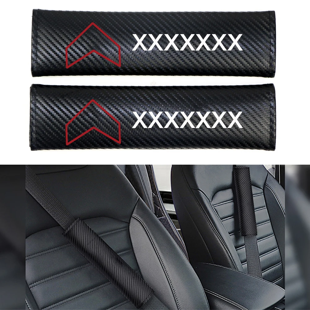 

2Pcs Car Seat Belt Protective Cover Case Safety Belt Shoulder Pad For Citroen DS C1 C3 C4 C4L C5 C6 VTS C-ELYSEE DS3 DS4 DS6
