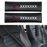 2pcs car seat belt protective cover case safety belt shoulder pad for citroen ds c1 c3 c4 c4l c5 c6 vts c elysee ds3 ds4 ds6